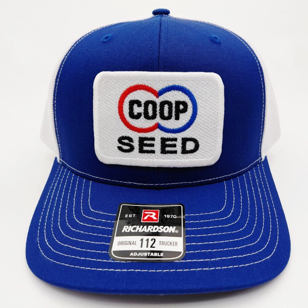 CO-OP Feeds Richardson 112 Trucker Cap Hat Mesh Snapback Textured Patch